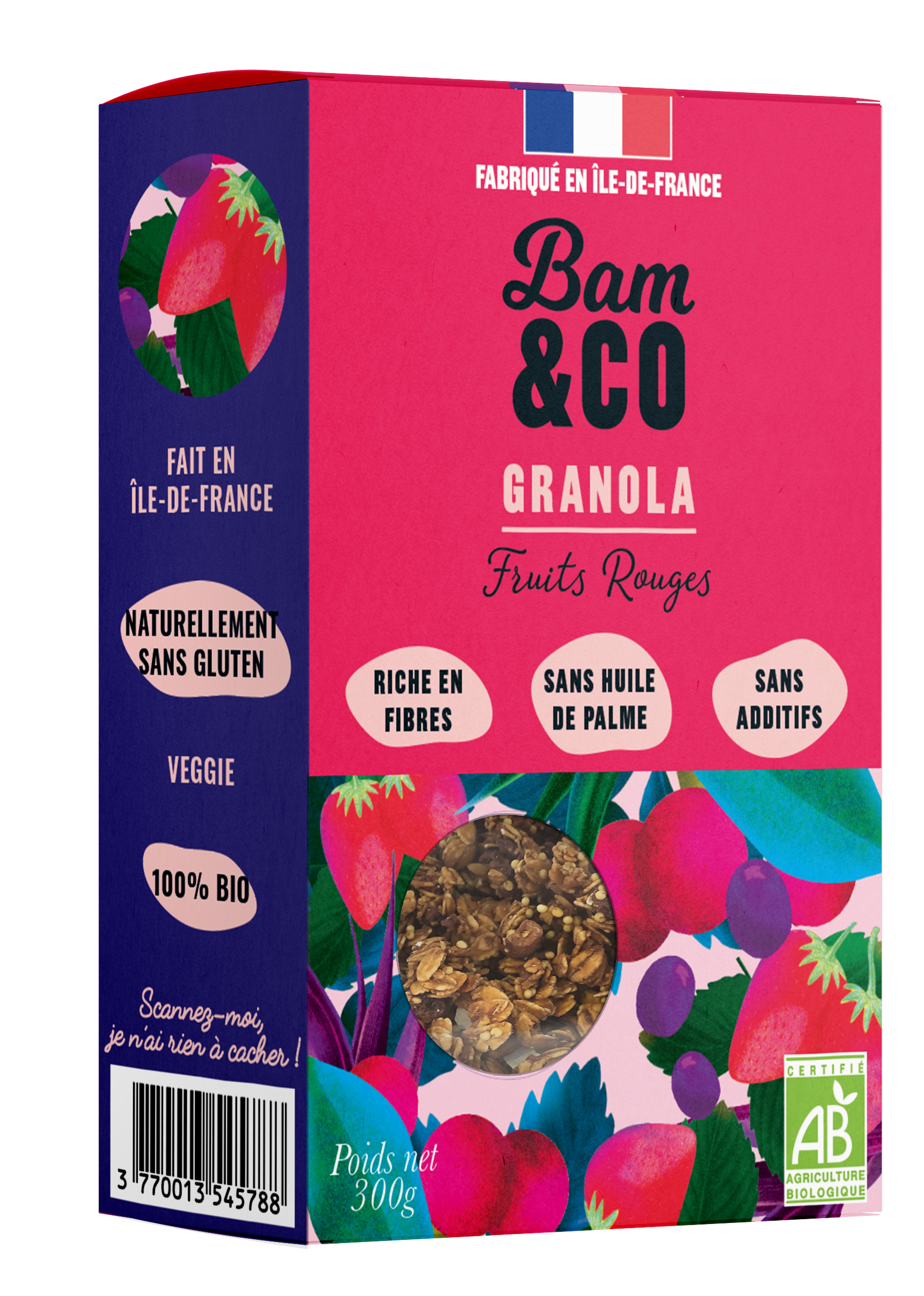 Granola Fruits Rouges – BAM&Co